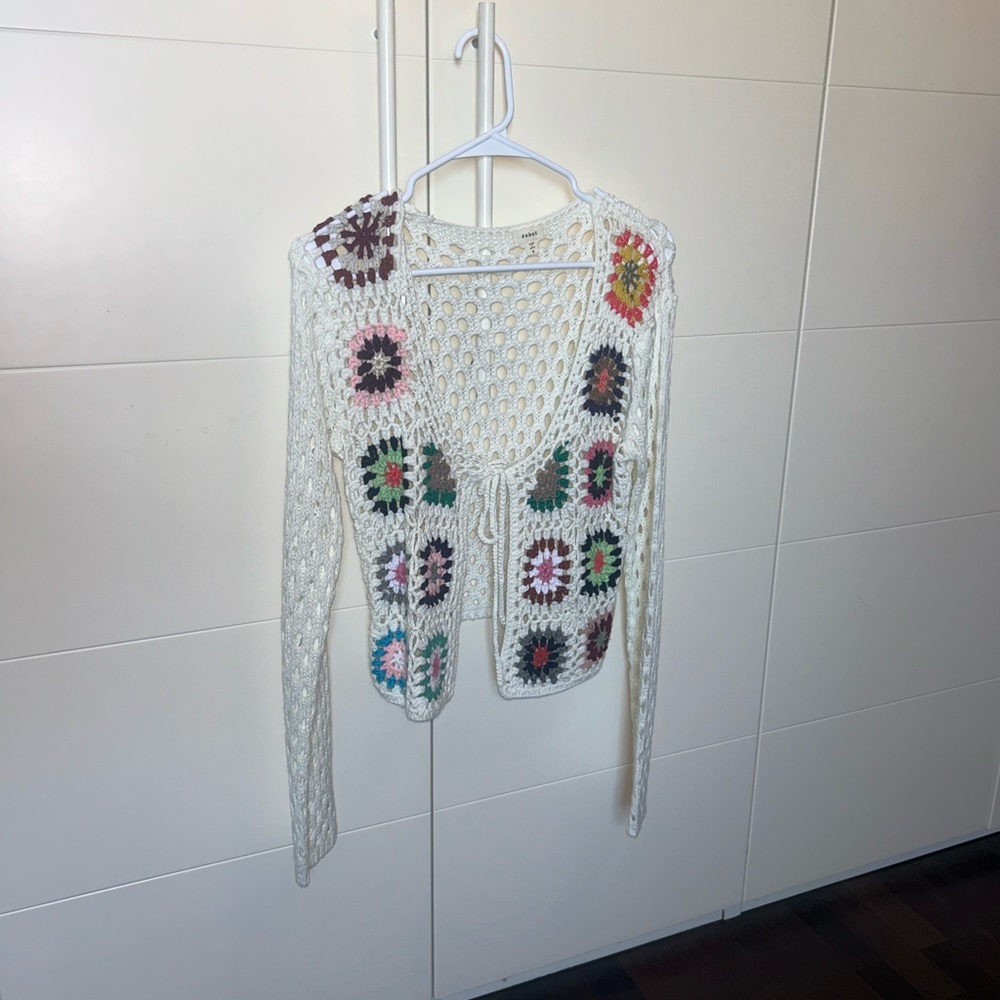 Colorful Crochet Women's Sweater
